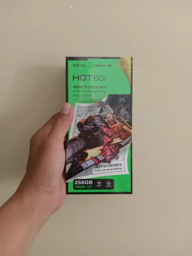 [ Fast respon WA ] Infinix Hot 60i NFC 8+8/256 garansi resmi 1thn