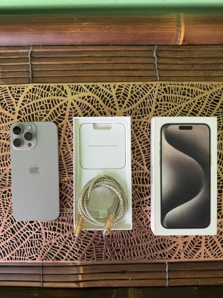 Iphone 15 Promax 256gb Natural Titanium