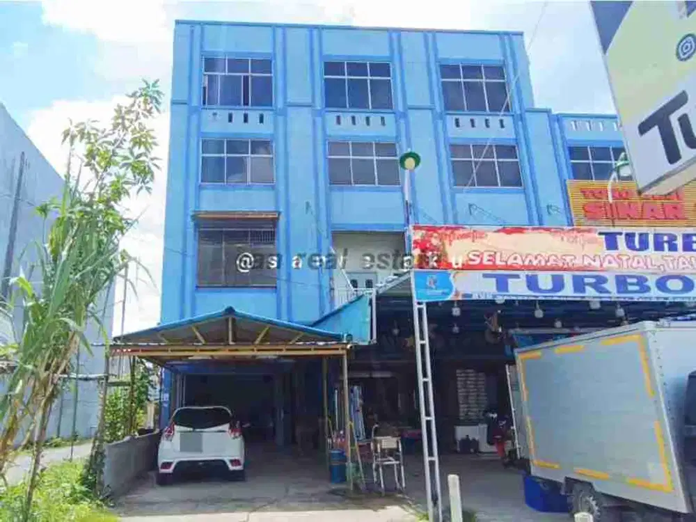 TENGAH KOTA! RUKO MURAH 4 LANTAI TEPI JL. HARAPAN RAYA