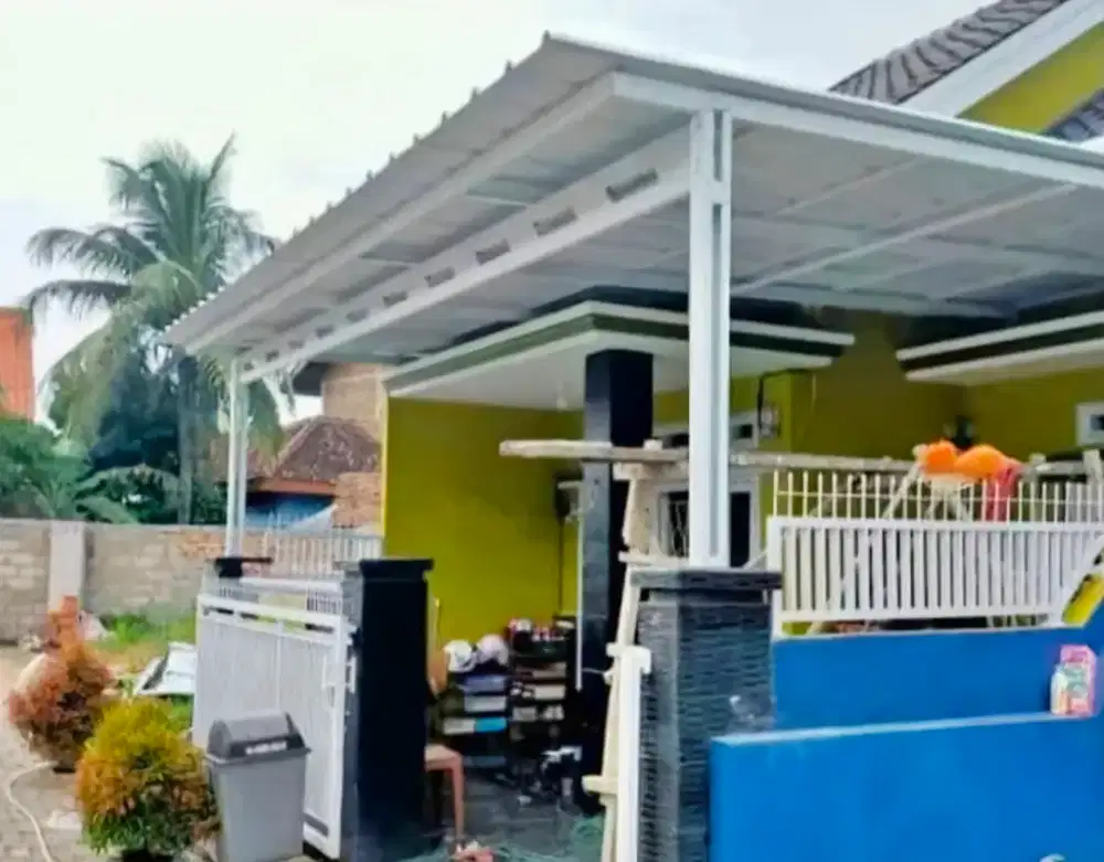 Kanopi Baja Ringan Atap Alderon Double layer