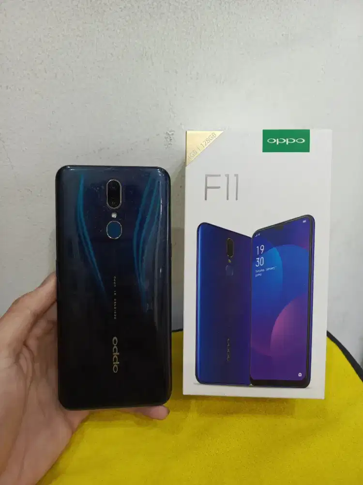 Oppo F11 4/128 Resmi Fullset original, Nominus, Siap Pakai