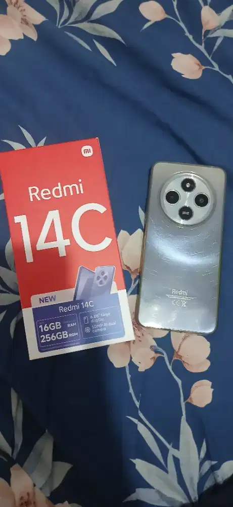 Jual hp xiaomi redmi 14c ram 8GB internal 256GB