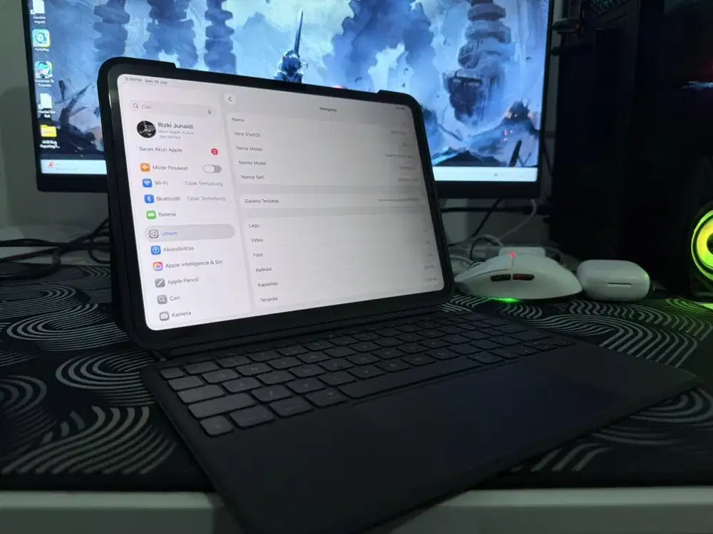 Ipad Pro M4 256 GB Bundling Keyboard Logitech