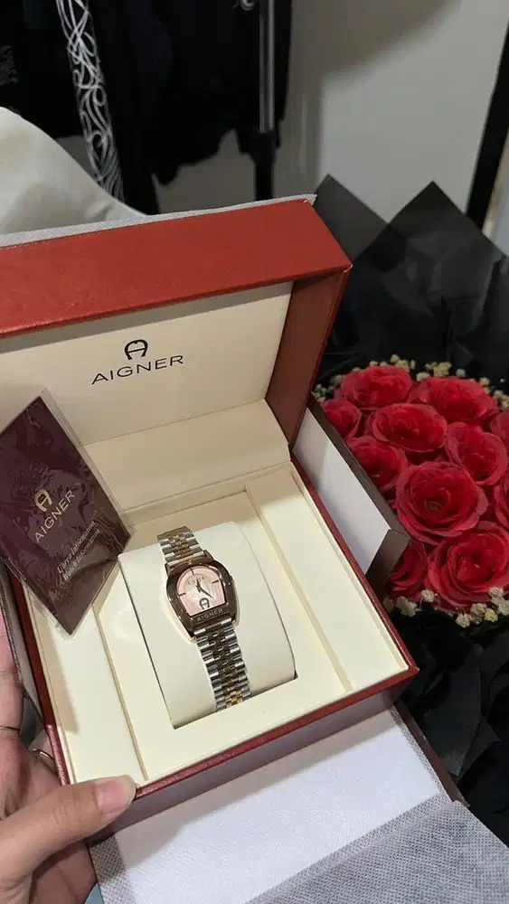 Jam Aigner wanita 100% original