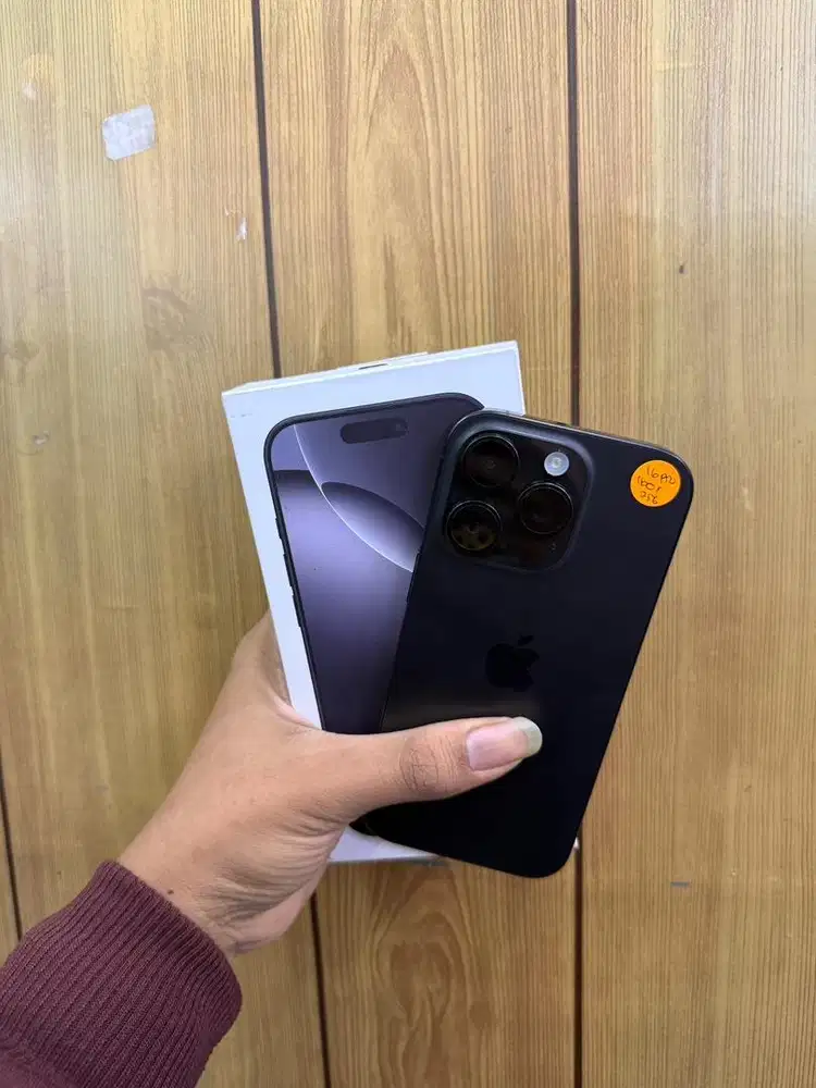 iphone 16 pro 256 bh100% cc7 garansi panjang