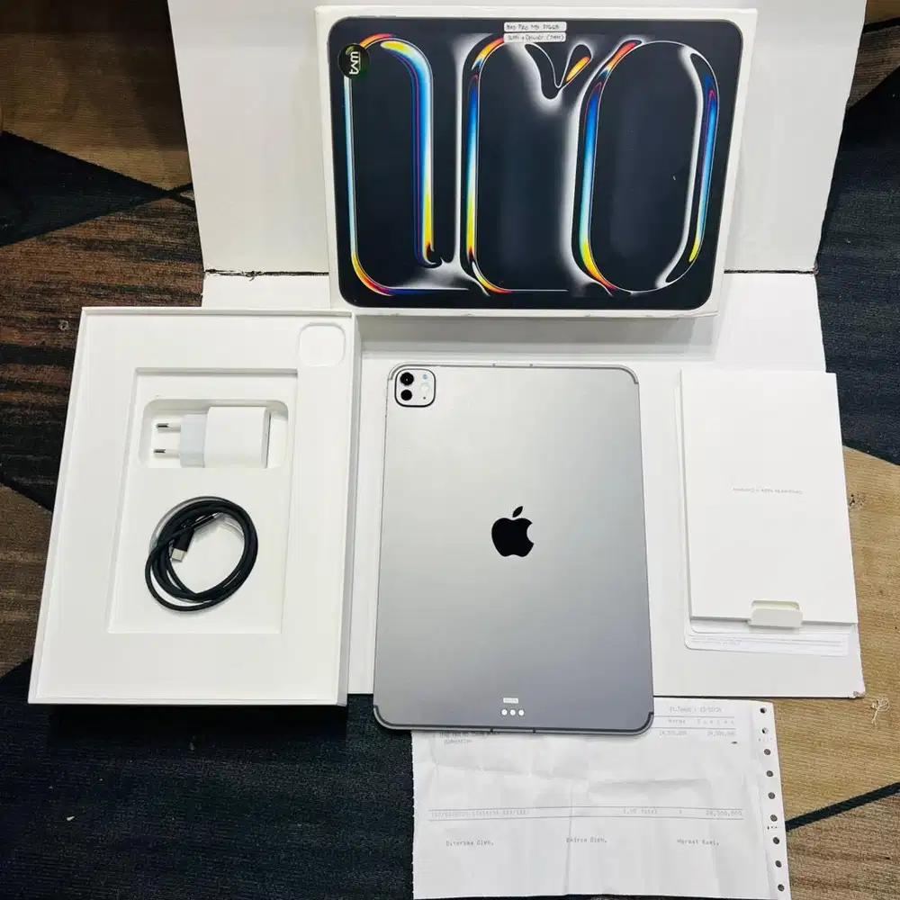 ipad pro M5 256gb ibox wifi cellular garansi on 2027 fullset original