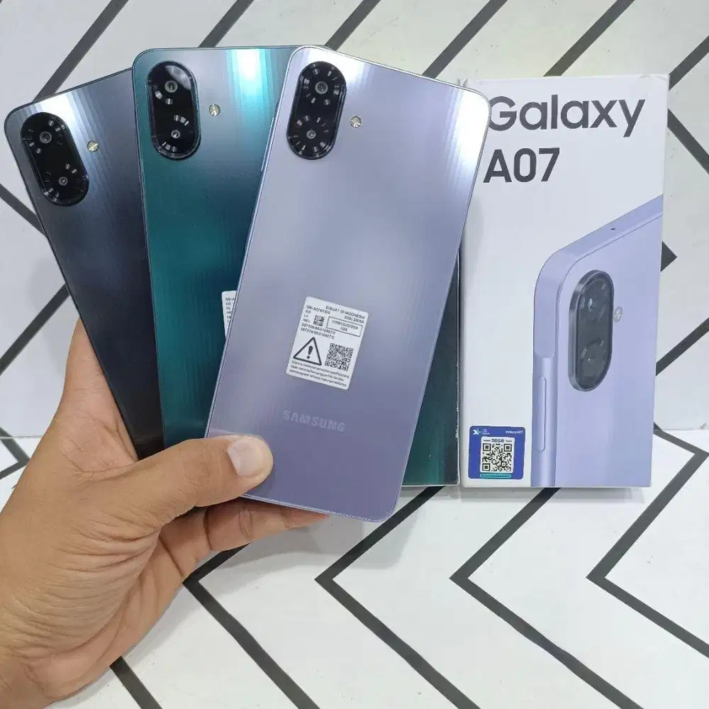 Samsung A07 4/64 black new bisa cicil pakai samsung finance