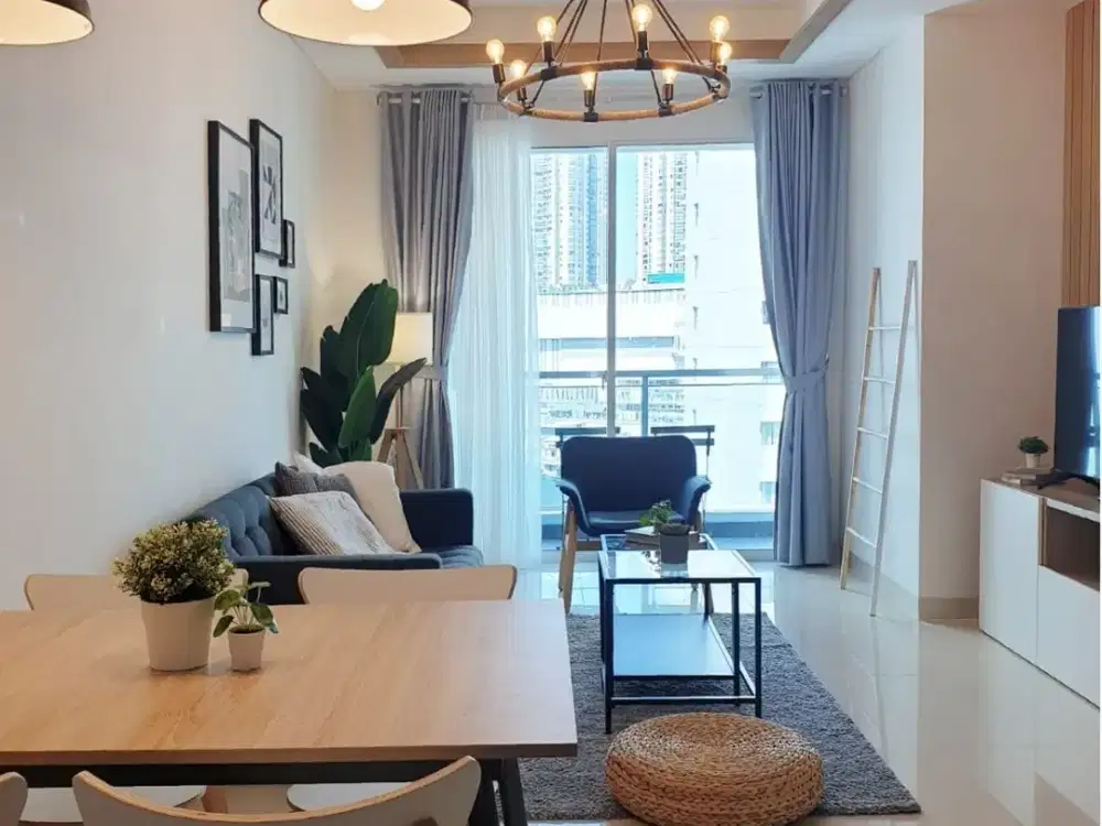 Disewakan 3+1 BR Furnished Apartemen Grand Madison
