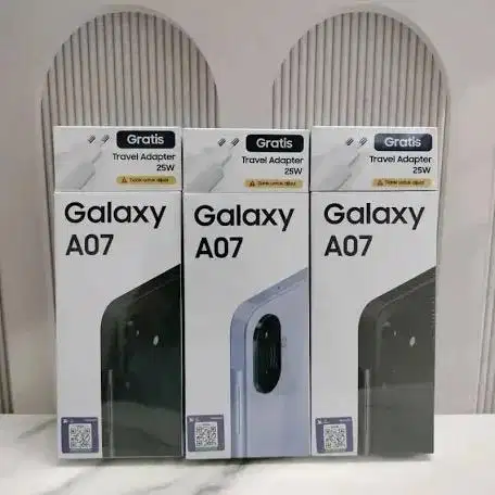 Samsung A07 4/128 black new garansi resmi Indonesia