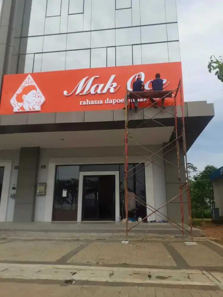 Reklame. Indoor Outdoor Logo. Signage. Huruf Timbul. Neon Box Custom