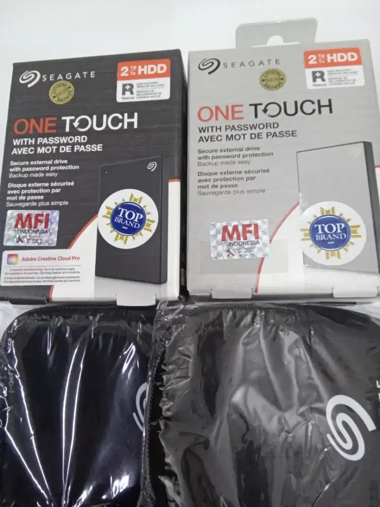 Harddisk External Sea Gate One Touch 2 TB Baru Original