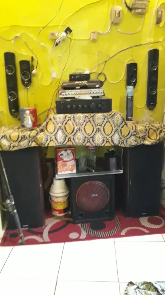 Jual speaker masih bagus rakitan bass