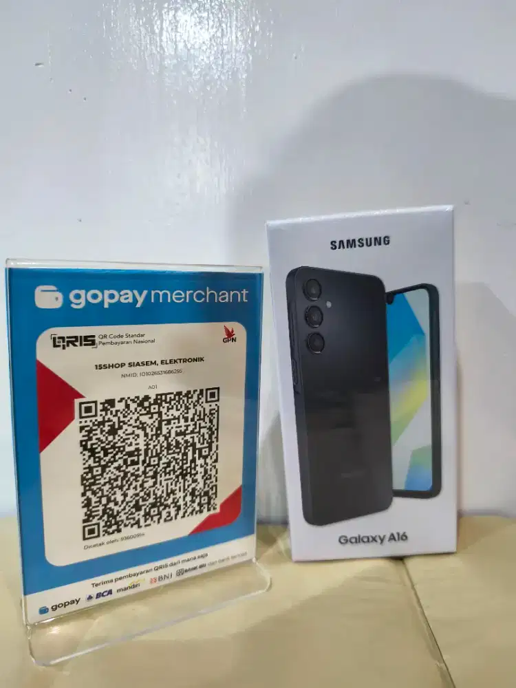 samsung galaxy A16 4G 8/128 black new garansi resmi