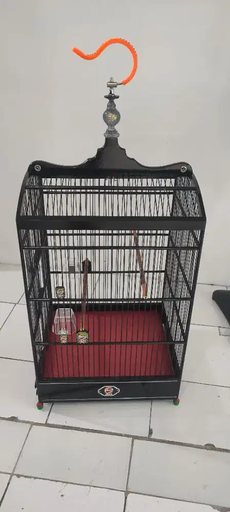 sangkar/kandang ebod no 2 full aksesoris keadaan istimewa kinclong