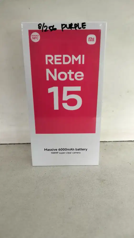 Xiaomi redmi note 15 (8/256) new spesial promo