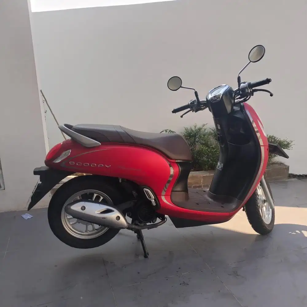 Scoopy merah 2020  KM rendah  plat DR