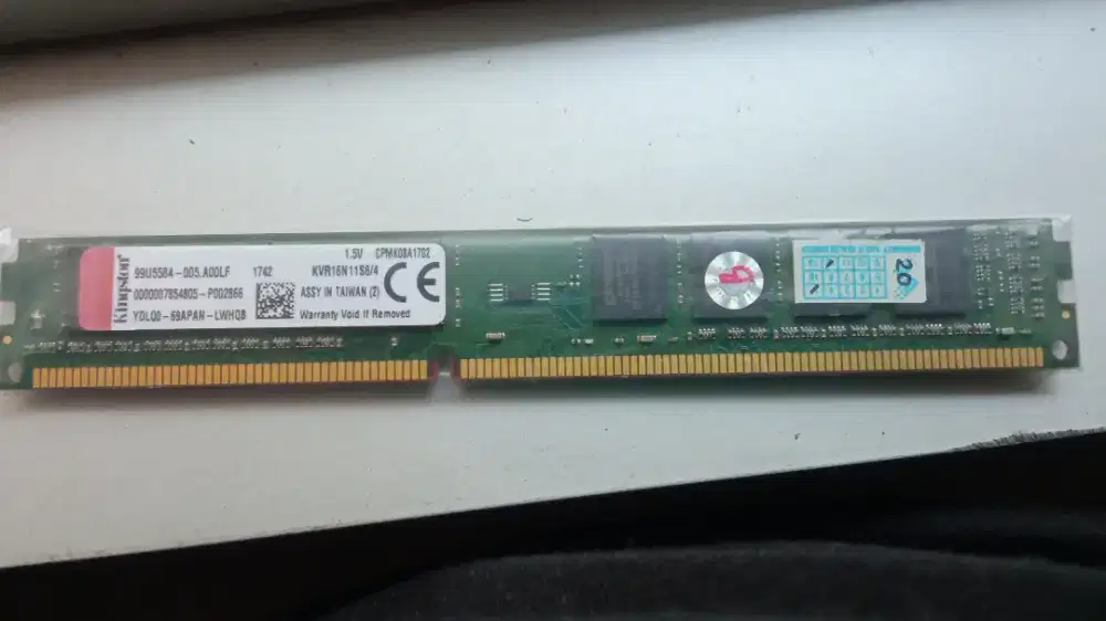 Kingston KVR16N11S8/4 4GB DDR3 Long Dim