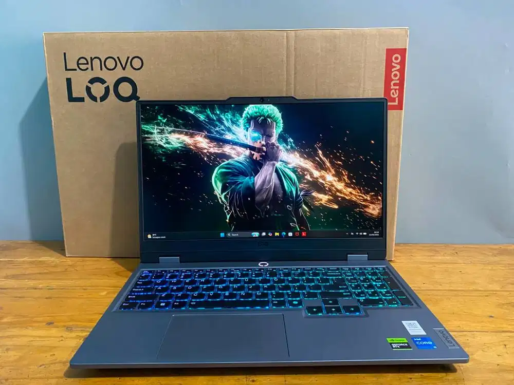 Lenovo LOQ 15IRX9 i5-13450HX RAM 16GB RTX 3050 6GB Garansi 2027