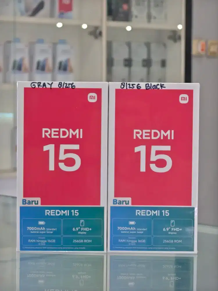 Redmi 15 8/256GB (new)*Bisa cod/diantar #fastrespon Wa