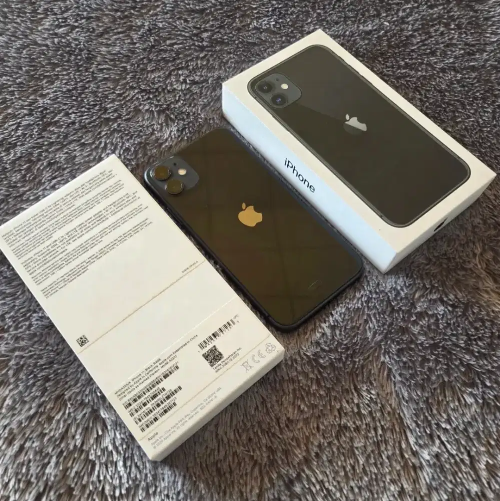 Iphone 11 64Gb black garansi resmi