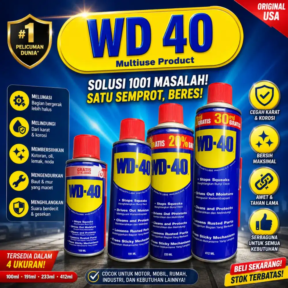 Pembersih karat WD 40 333Ml/anti karat WD 40 333ml