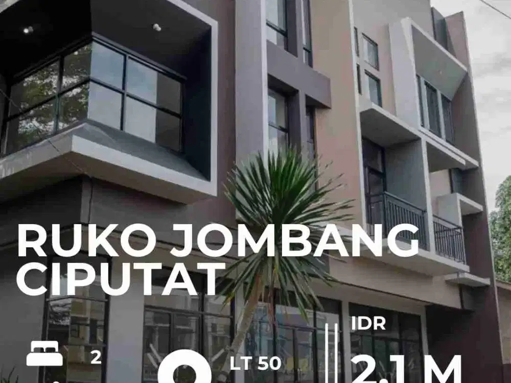 Dijual ruko Jombang, Ciputat, Tangerang Selatan