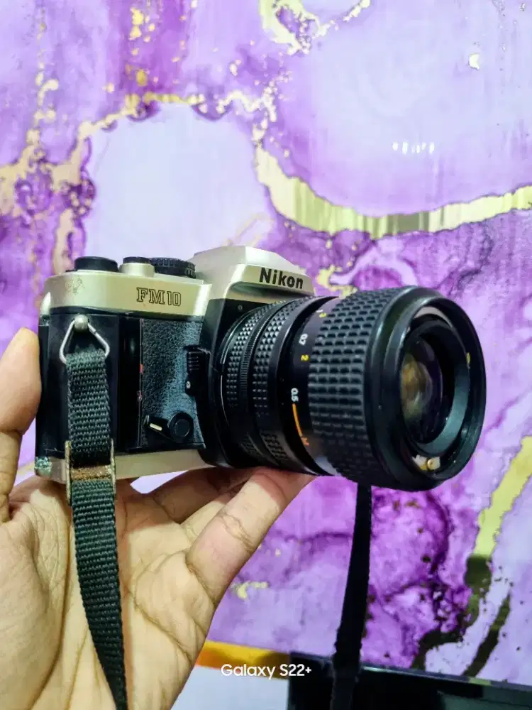 Kamera Nikon Fm10 Original Japan Normal Siap Pakai