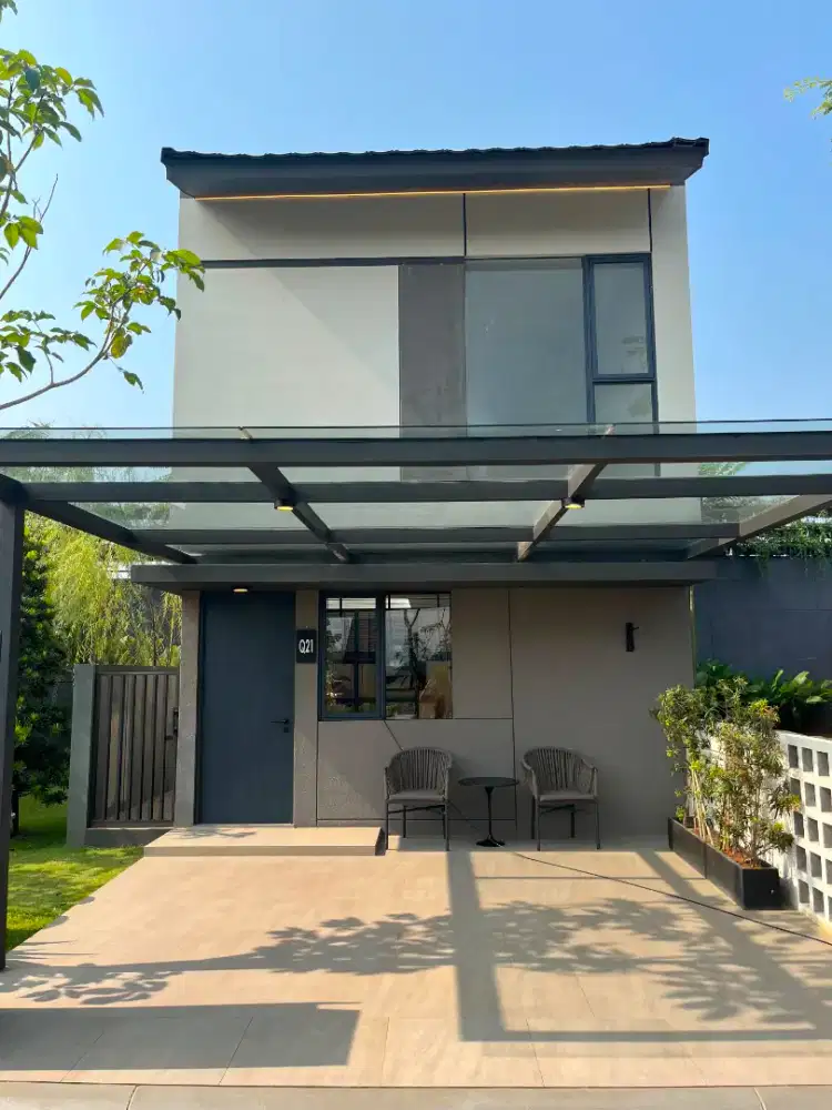 Rumah 2lantai Siap Huni Free biaya kpr cicilan 3jtan nempel gading