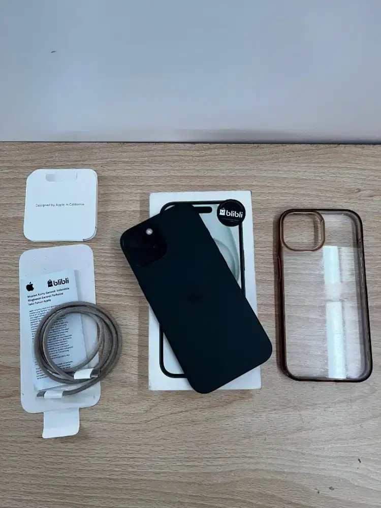 iPhone 15 128gb black resmi