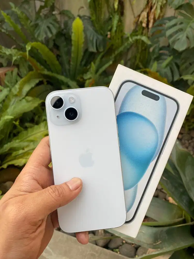 iphone 15 128gb garansi ibox like new