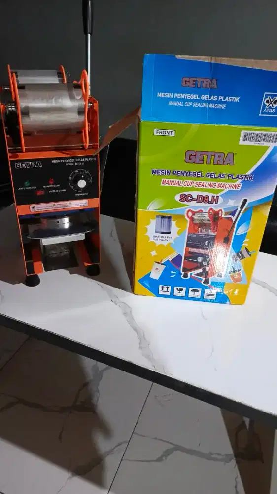 Cup sealer Getra masih garansi