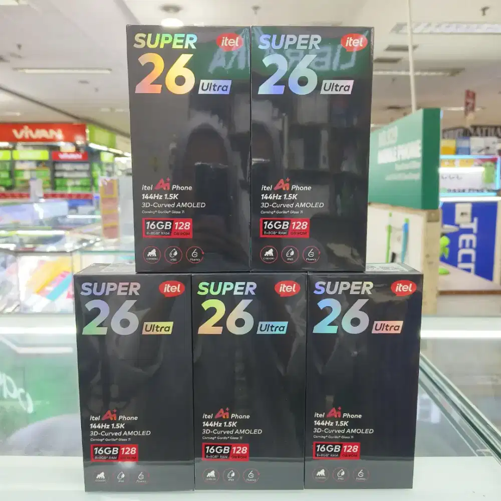 Itel S26 Ultra ram 8gb+8gb/128gb NFC baru garansi resmi layar amoled