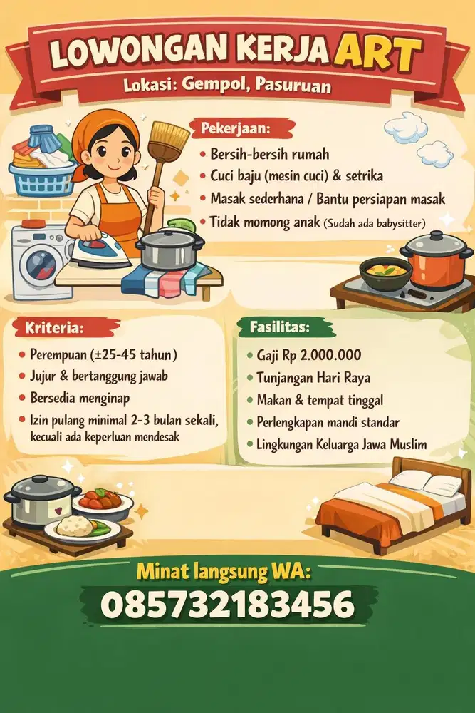 Asisten / Pembantu Rumah Tangga