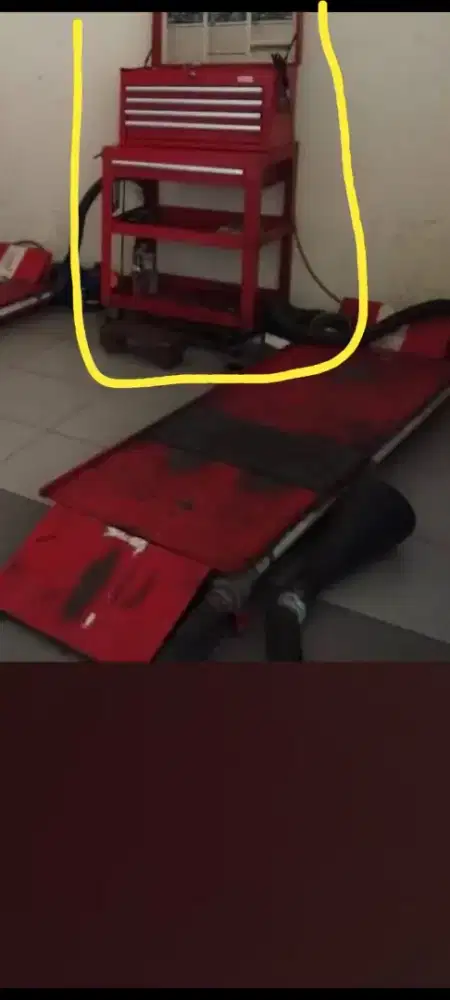 Keranjang servis dan box tool kit eks yamaha super murah di Tangerang