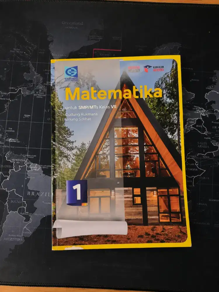 Buku Matematika SMP/MTs Kelas VII Kurikulum Merdeka Bekas Seperti baru