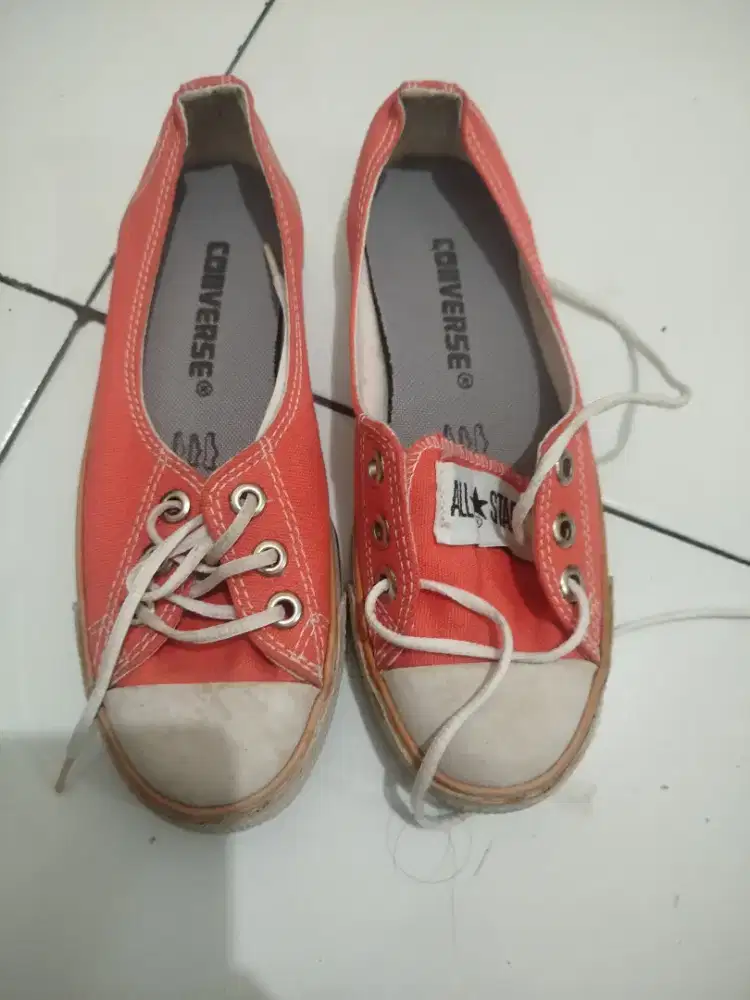 Converse Shoreline Slip On Orange Original Preloved Size [36]