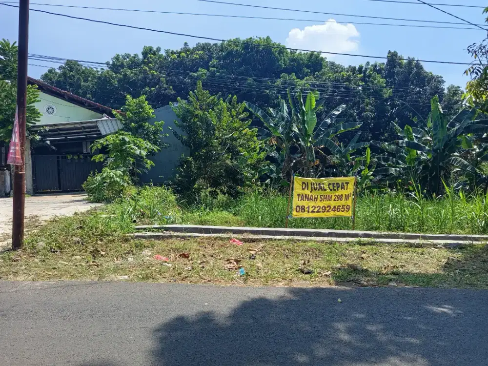 Jual Tanah SHM luas 297m²