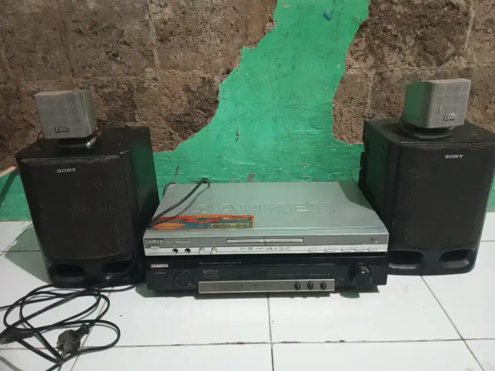 speaker, power, dan DVD