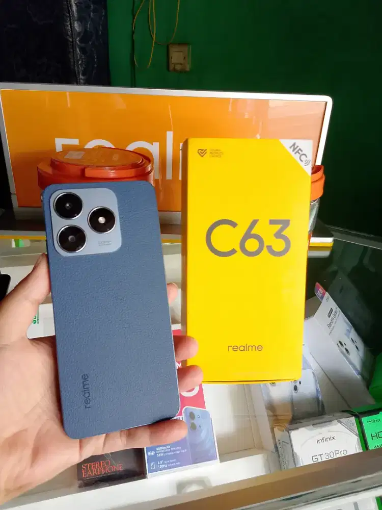 Realme c63 ram 8/128 komplit