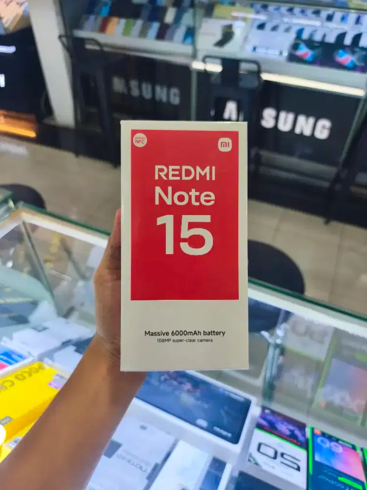 Xiaomi Redmi Note 15 8GB / 256GB Baru Segel Garansi Resmi