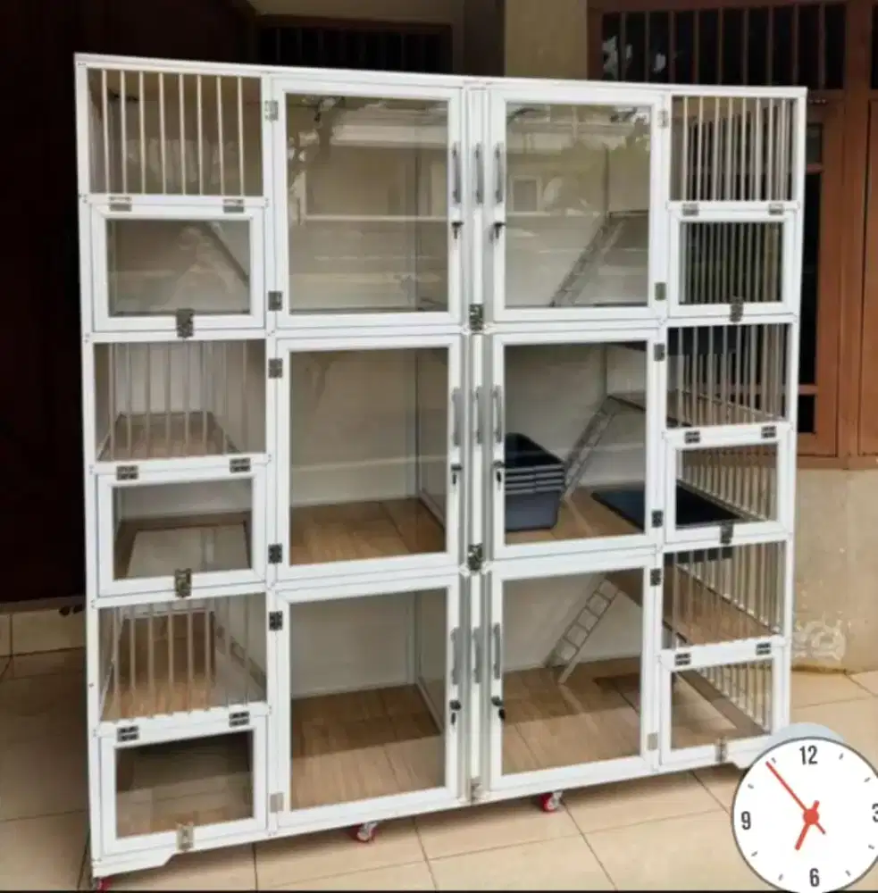 kandang kucing 6 ruang