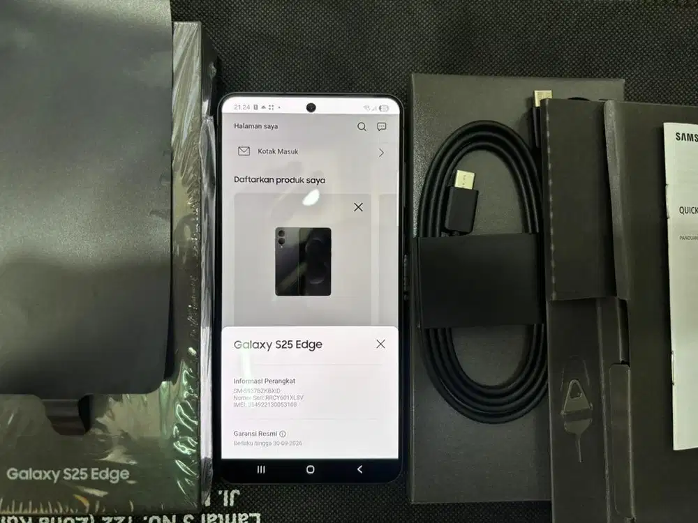 Samsung S25 Edge 12/256 Garansi Resmi On 30 Sep