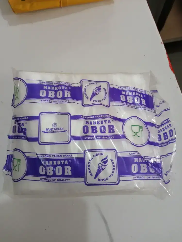 Plastik merk mahkota obor . super murah di Tigaraksa