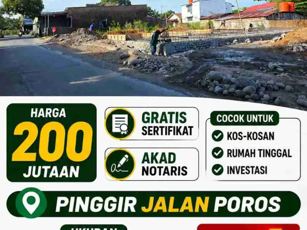Sisa 4 Kavling Ruko Strategis Depan Kampus UNHAS Teknik