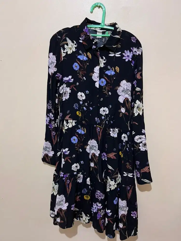 new dress bunga-bunga h&m