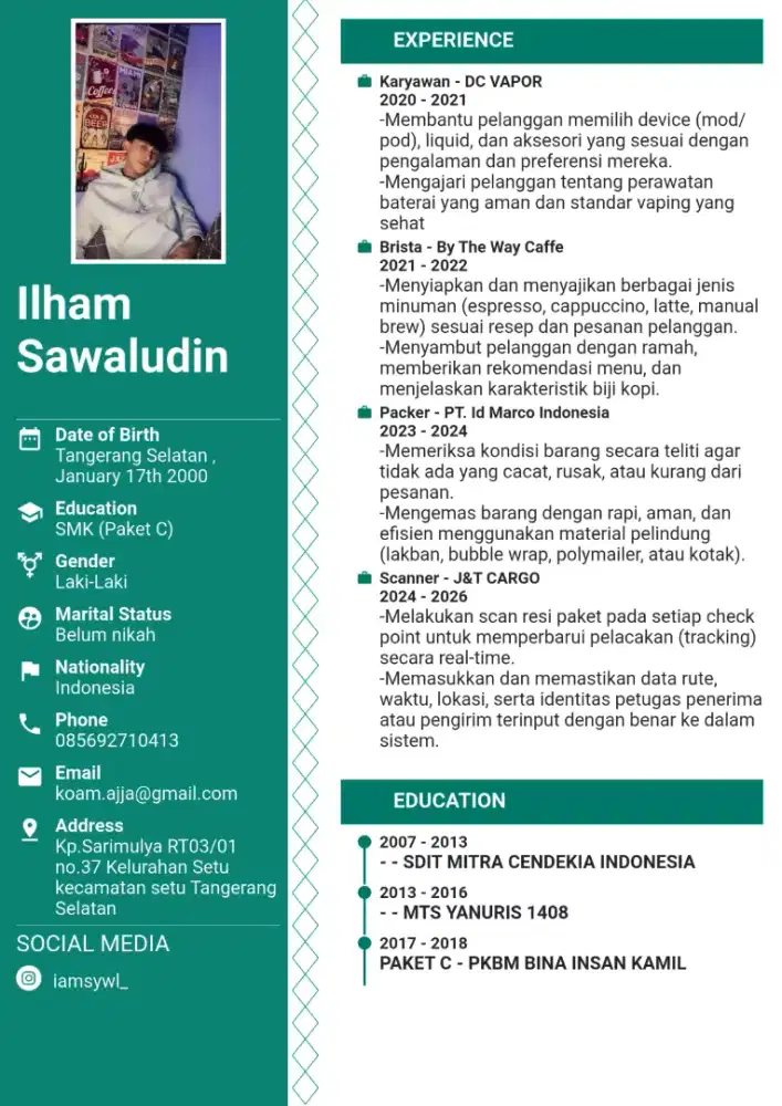 Cari lowongan kerja
