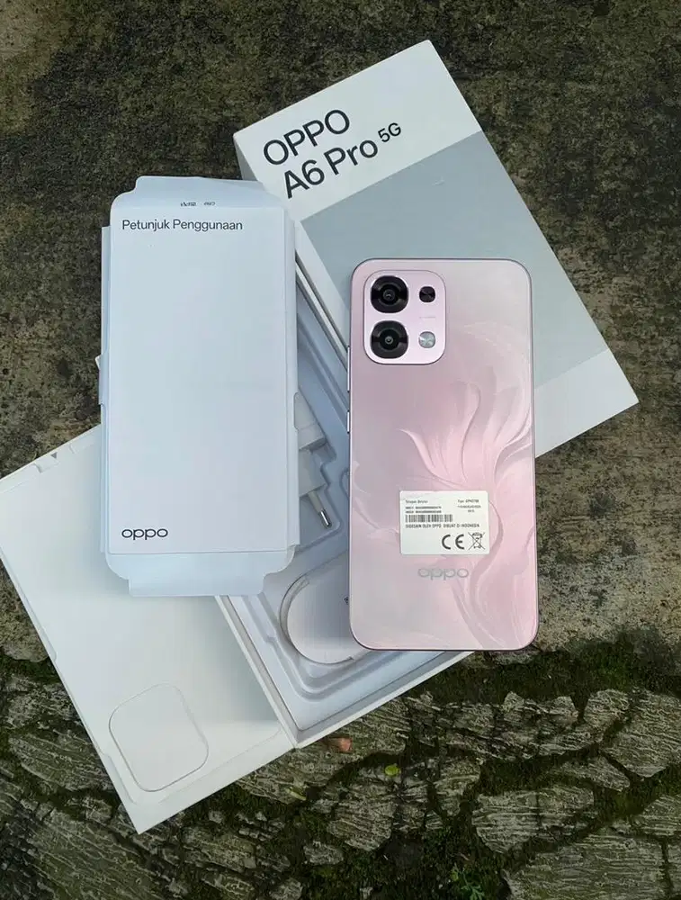 Oppo A6 pro 5g 8+8/256 fulset ori