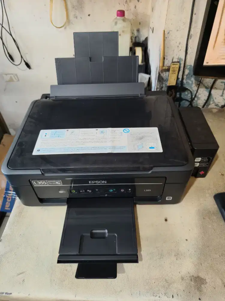Printer Epson L355 Wifi All In One InkTank Printer Normal & Siap Pakai