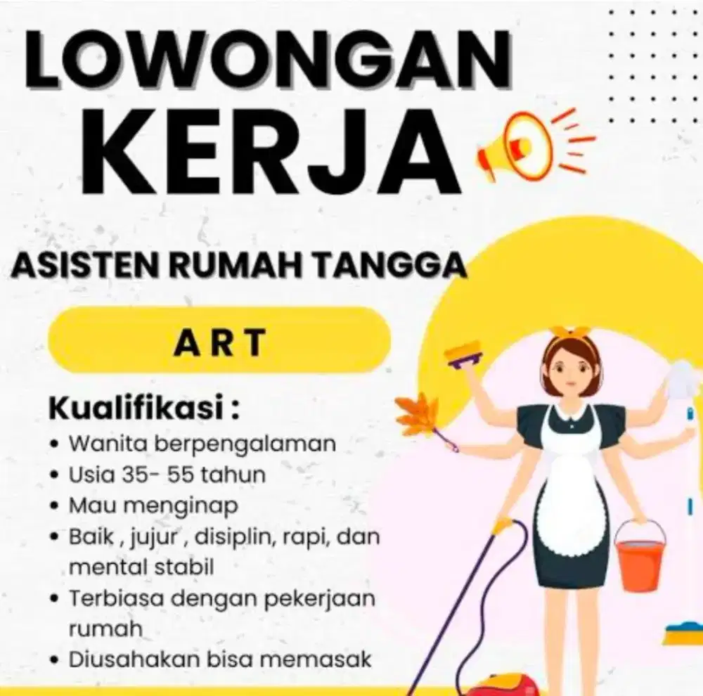 LOKER Asisten Rumah Tangga