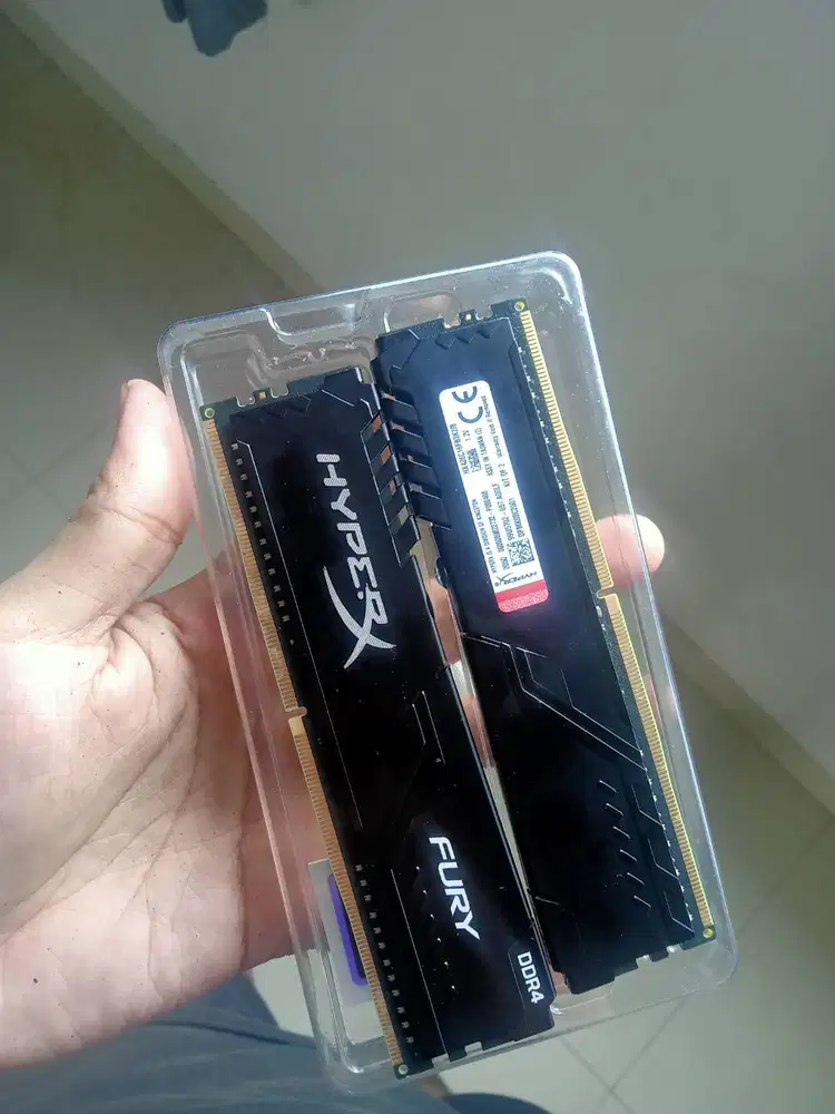 jual ram hyper  x fury 4gb ddr4 2666mhz bekas